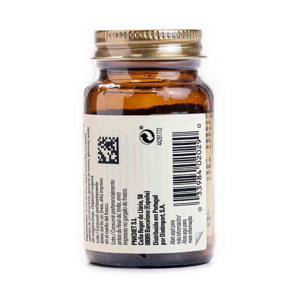 Aceite de Orégano Silvestre (Origanum Vulgare) 60 Cápsulas Blandas