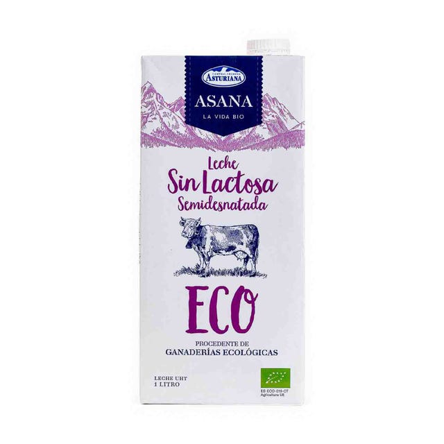 leche desnatada Sin Lactosa 0% Materia Grasa 100% ingredientes naturales