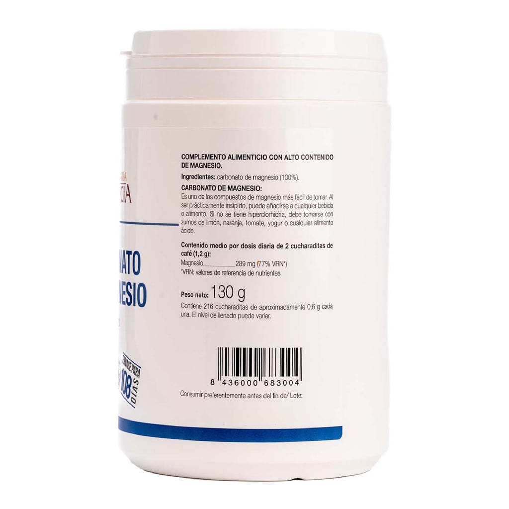 Carbonato Magnesio 200 g - El Antiguo Herbolario