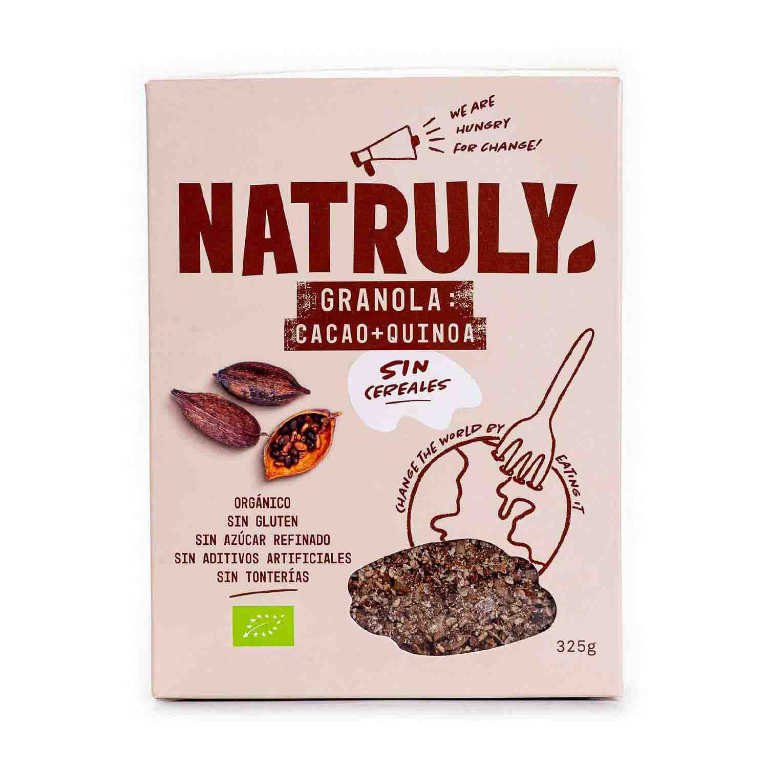 Galletas sabor cacao bio 125g natruly