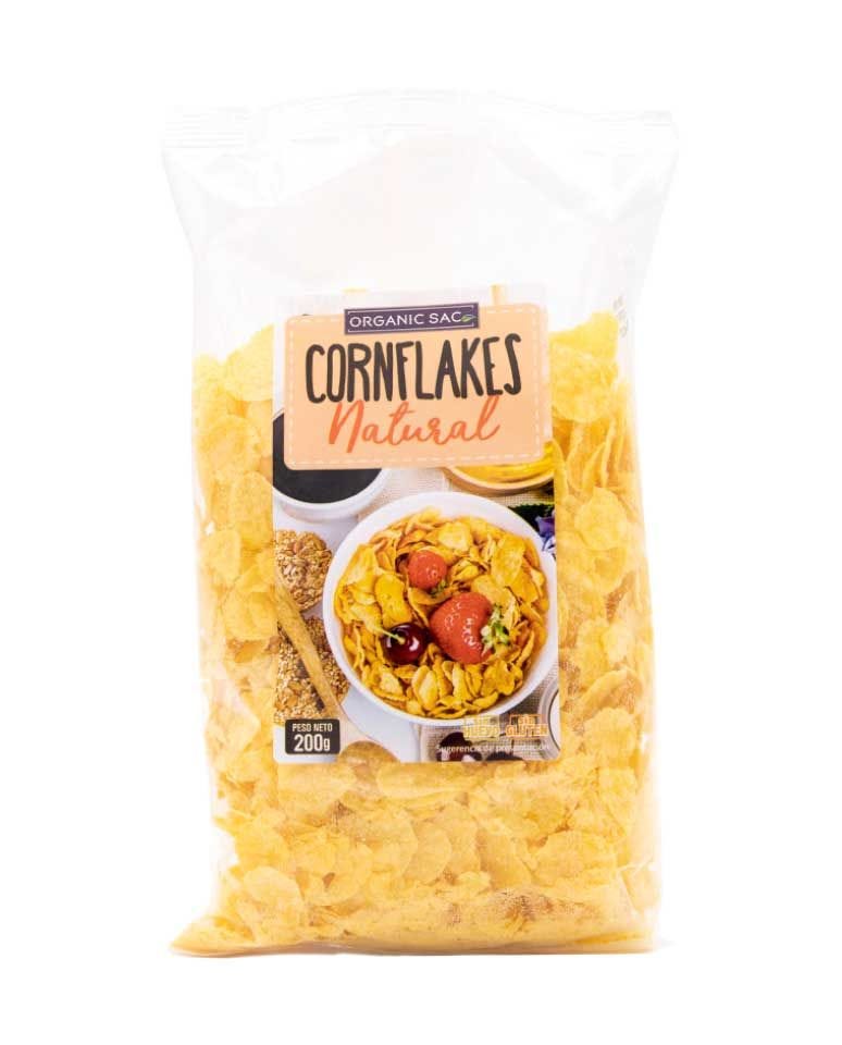 Cereales de maíz sin azúcar añadido Corn Flakes Carrefour 500 g.