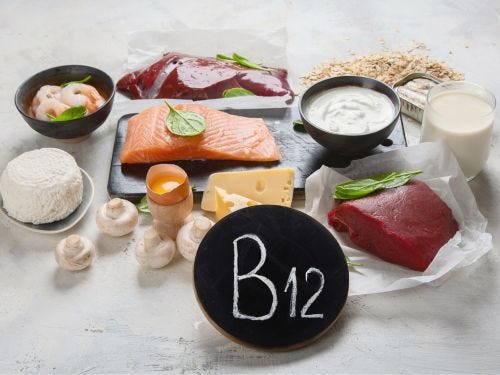 Alimentos con vitamina B12